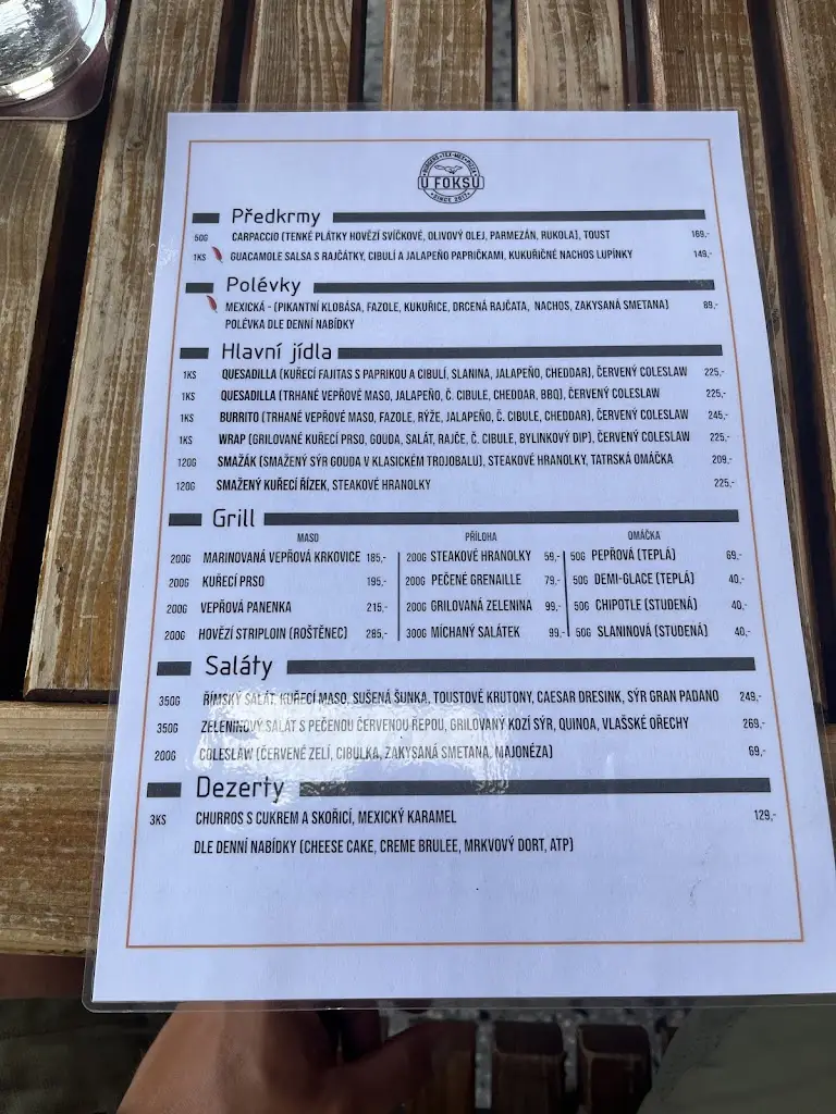 Menu_Restaurace U Foksů_Kaznějov_image_4