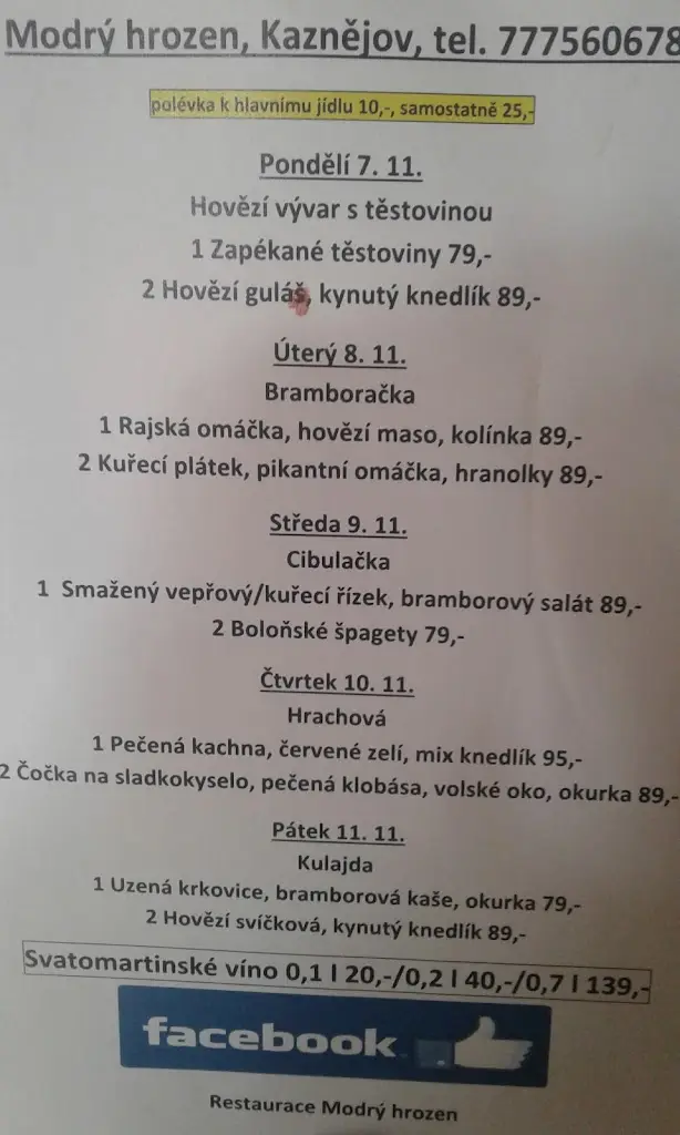 Menu_Modrý hrozen_Kaznějov_immagine_2