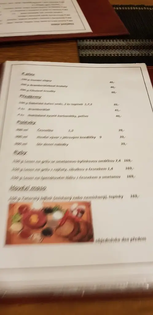 Menu_Modrý hrozen_Kaznějov_immagine_4