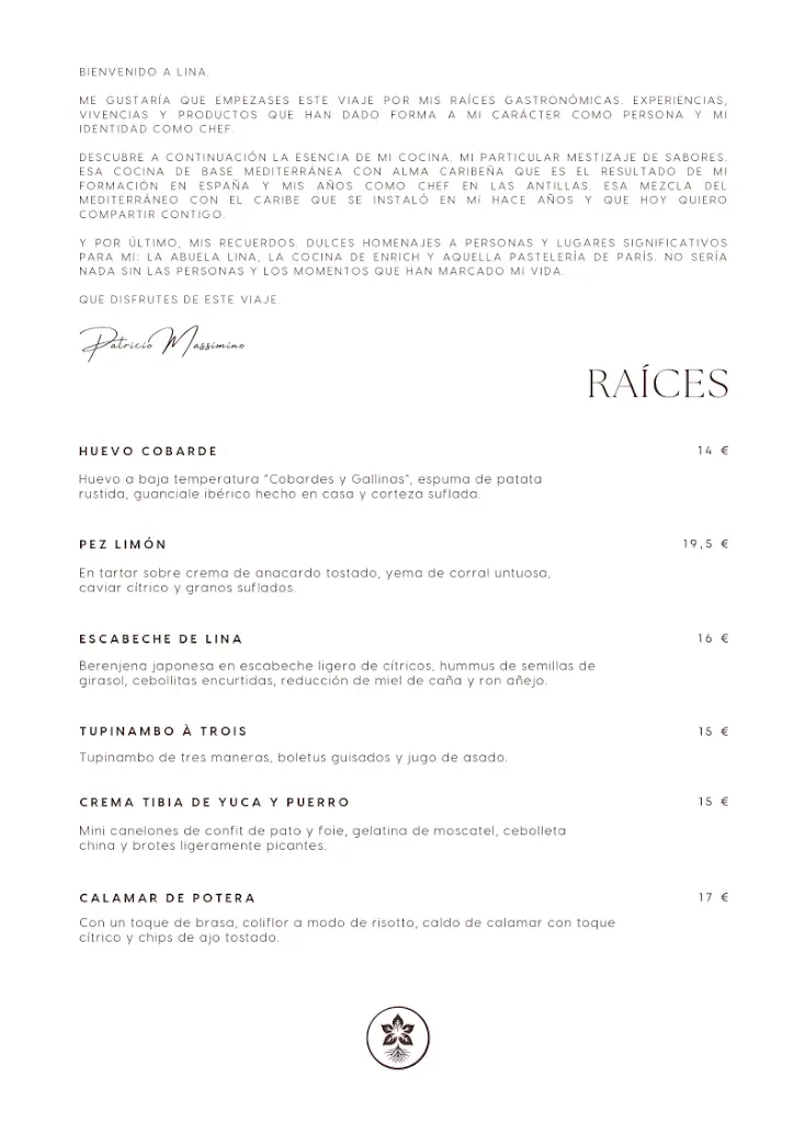 Menu_Lina Restaurante_Líně_image_2