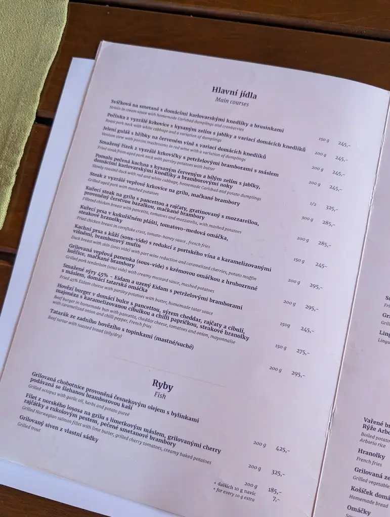 Menu_Restaurace Na Statku_Mirošov_image_3