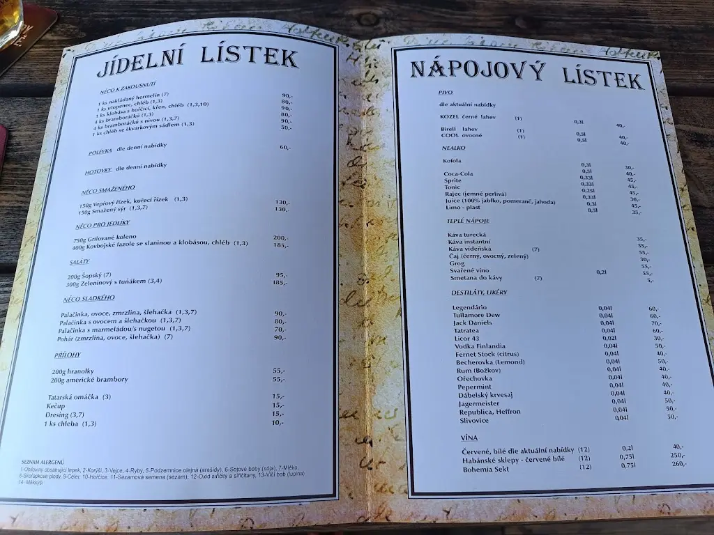 Menu_Restaurace U Laury_Manětín_image_1