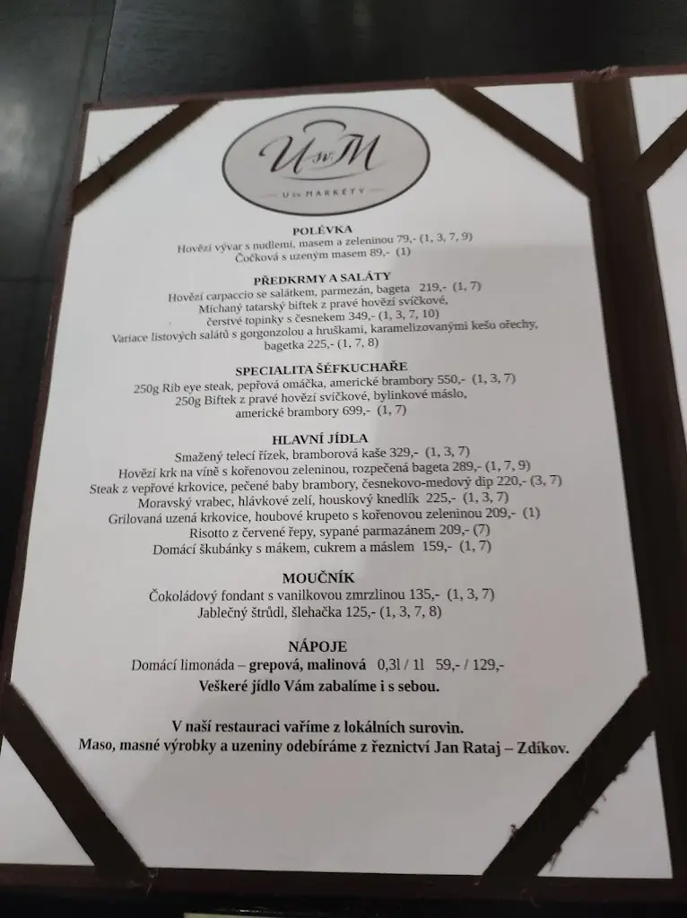 Menu_Restaurace U sv. Markéty_Kašperské Hory_image_2