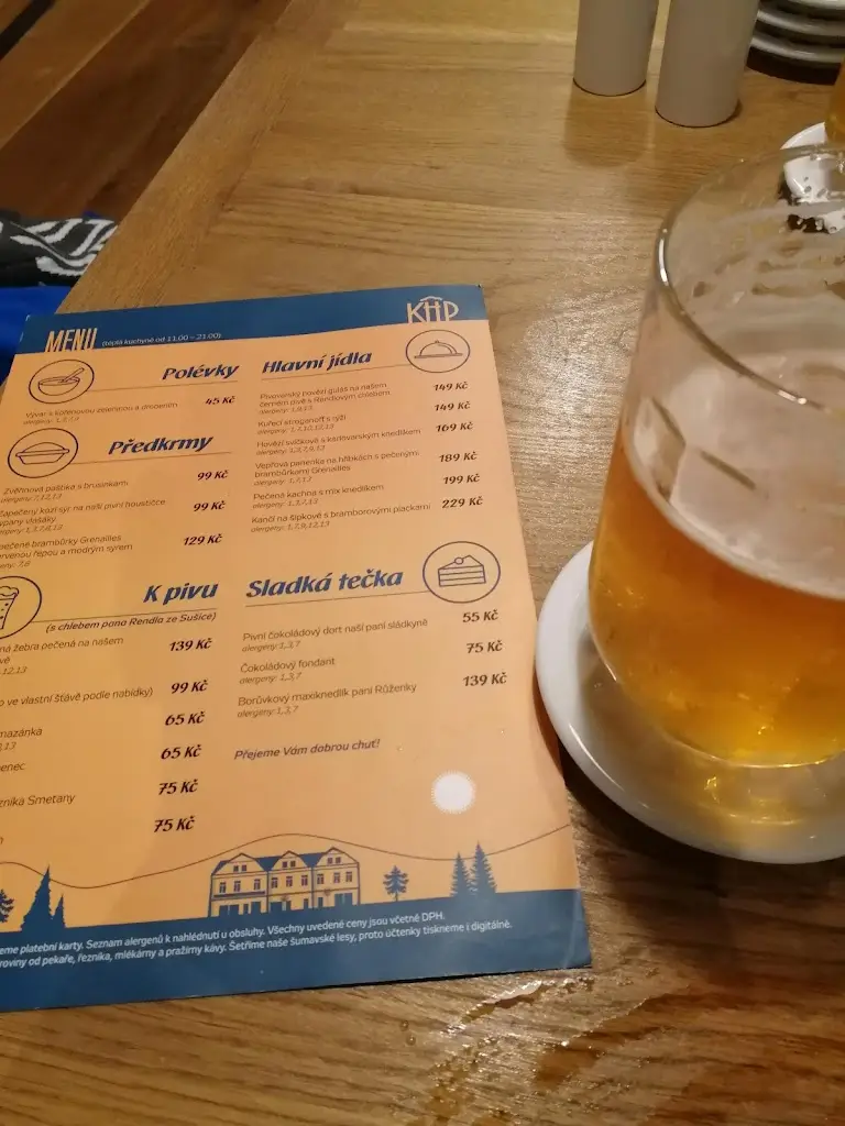 Menu_Kašperskohorský pivovar_Kašperské Hory_image_3