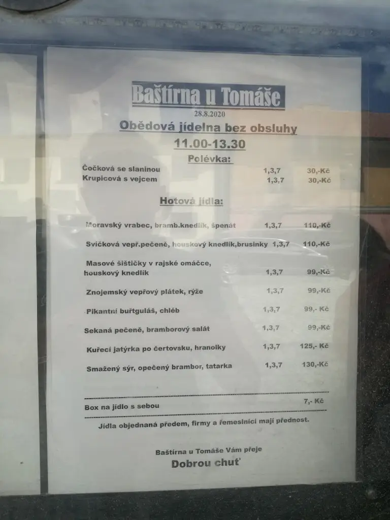 Menu_Baštírna u Tomáše_Kašperské Hory_image_3