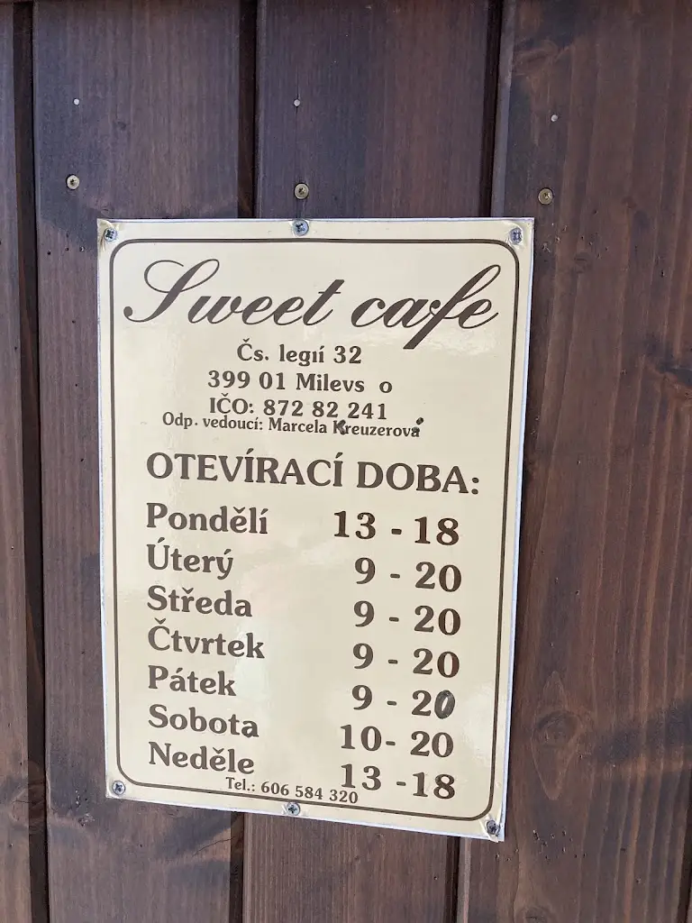 Menu_Kavárna Sweet Cafe_Milevsko_image_2