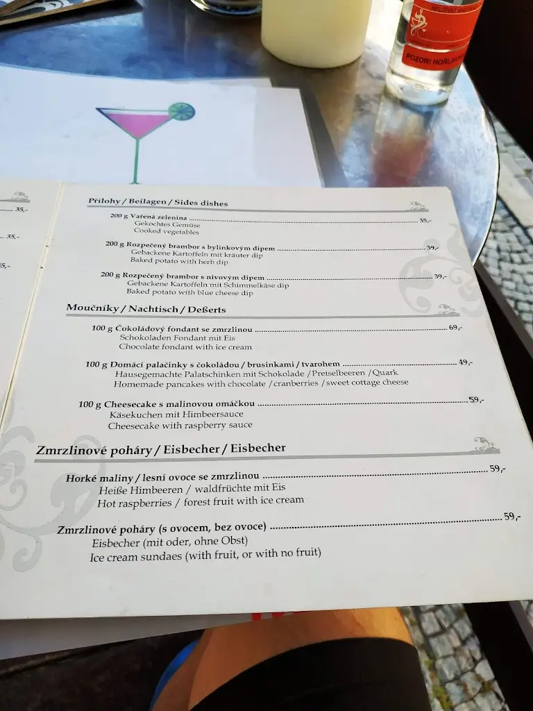 Menu_Zámecká restaurace_Horšovský Týn_image_1