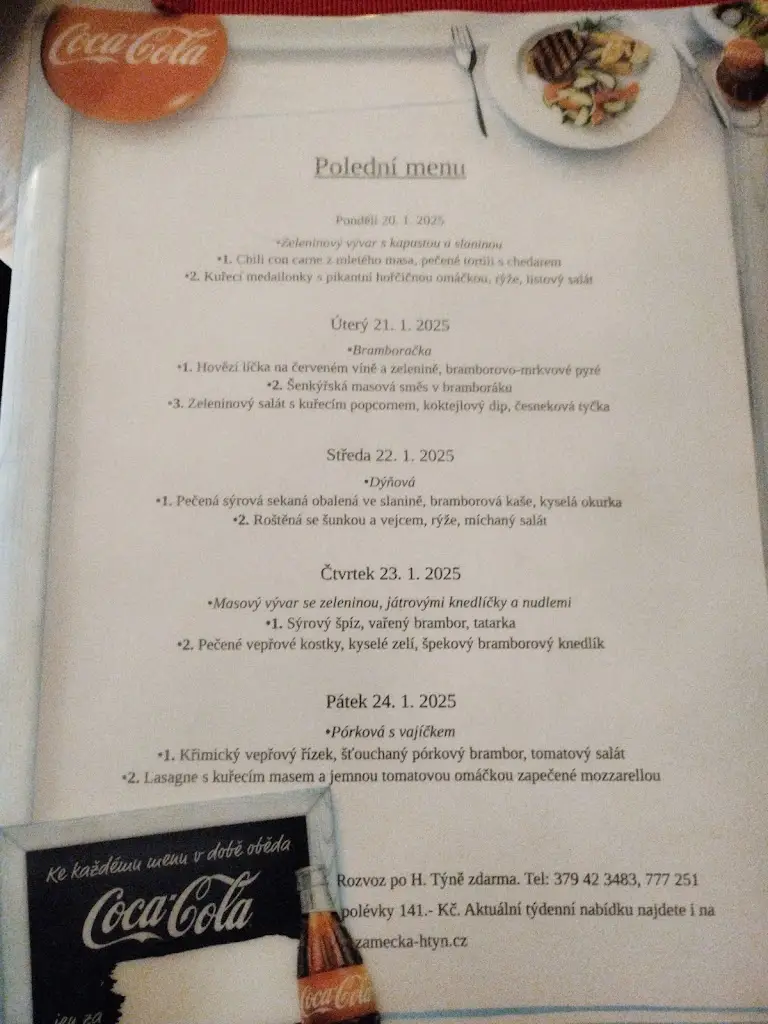 Menu_Restaurace Pod Radnicí_Horšovský Týn_image_1