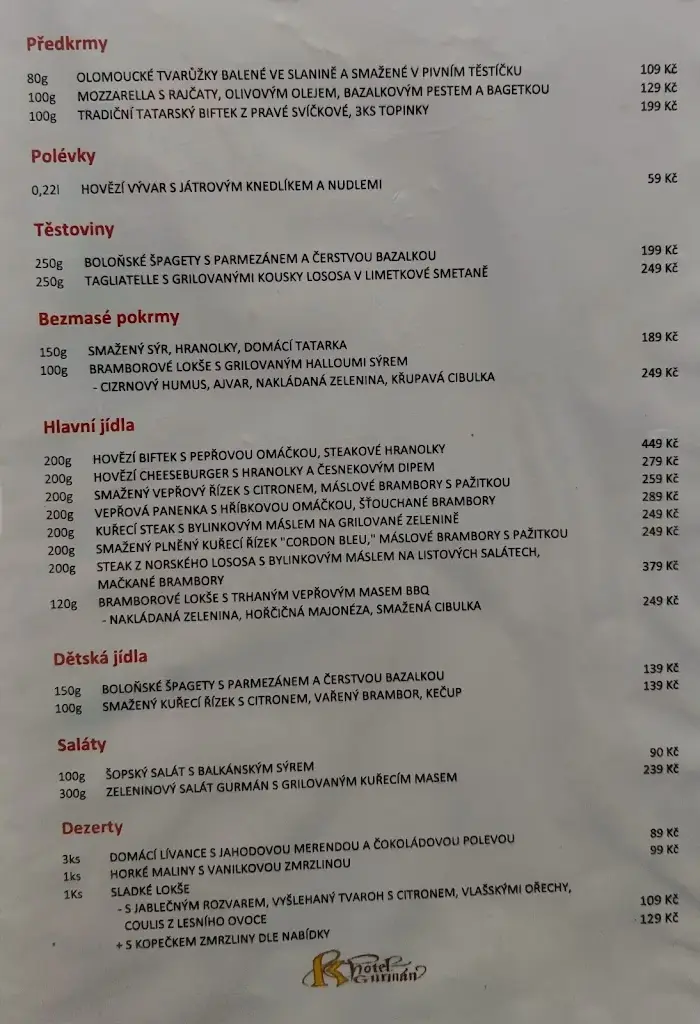 Menu_Pivovar KH Gurmán_Horšovský Týn_image_1