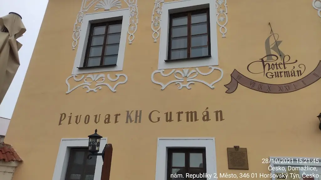 Pivovar KH Gurmán restaurant in Horšovský Týn