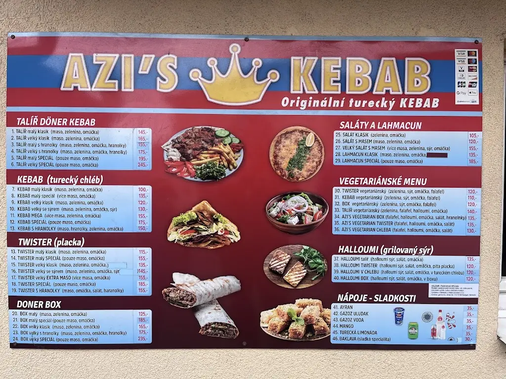 Menu_Azi's Kebab stánek_Horšovský Týn_image_1
