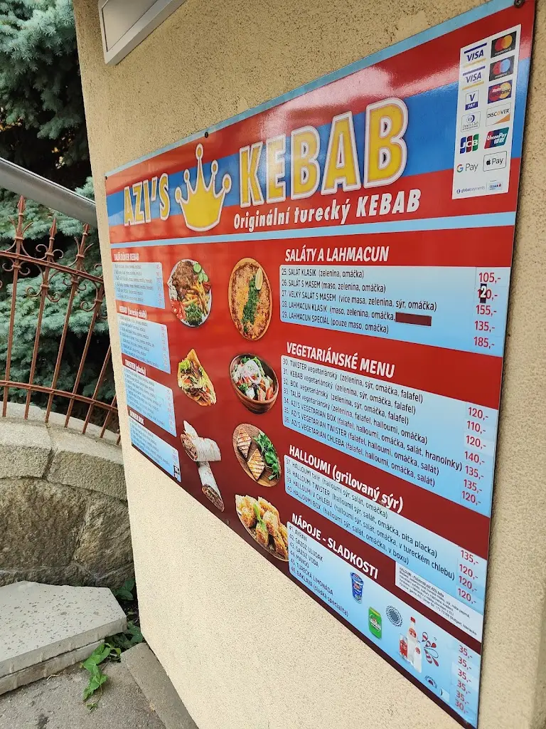 Menu_Azi's Kebab stánek_Horšovský Týn_image_2