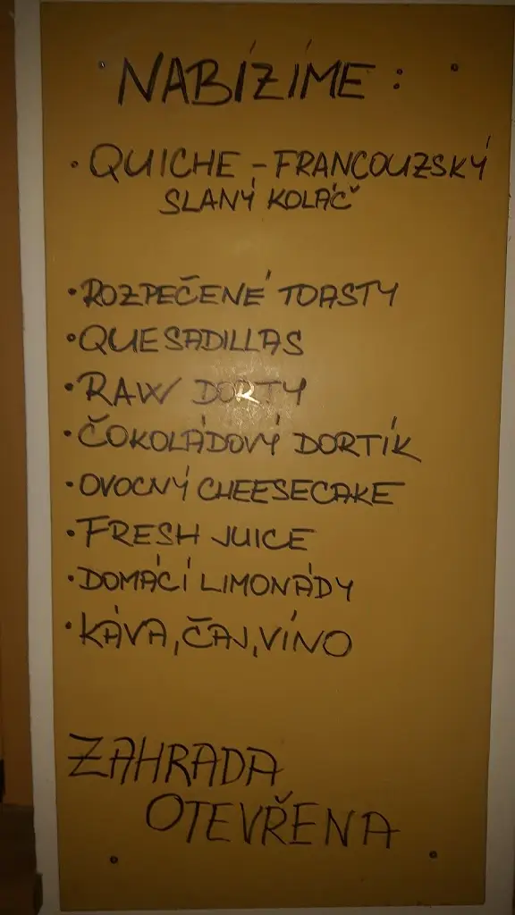 Menu_Bistro Vlaštovka_Klatovy_immagine_2