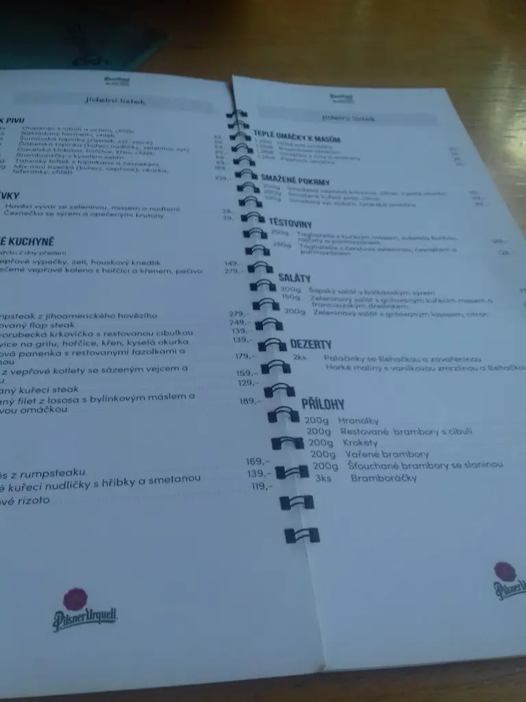 Menu_Střelnice restaurant_Klatovy_image_3