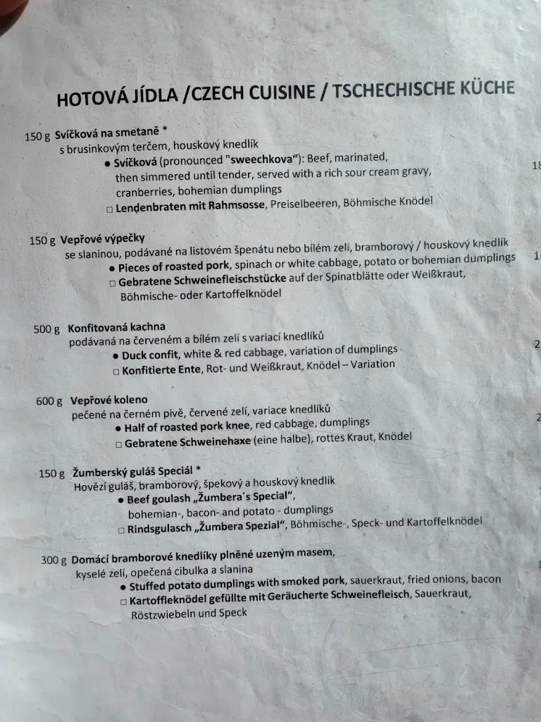 Menu_Restaurace Žumbera_Okres Plzeň-město_image_4