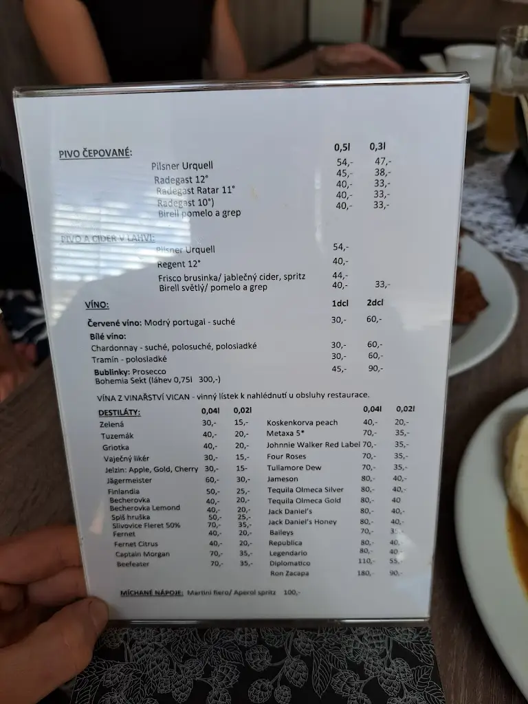 Menu_Restaurace U Toma_Nová Bystřice_immagine_3
