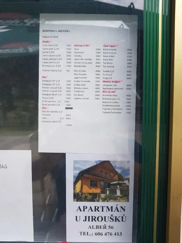 Menu_Hospoda u Jiroušků_Nová Bystřice_immagine_3