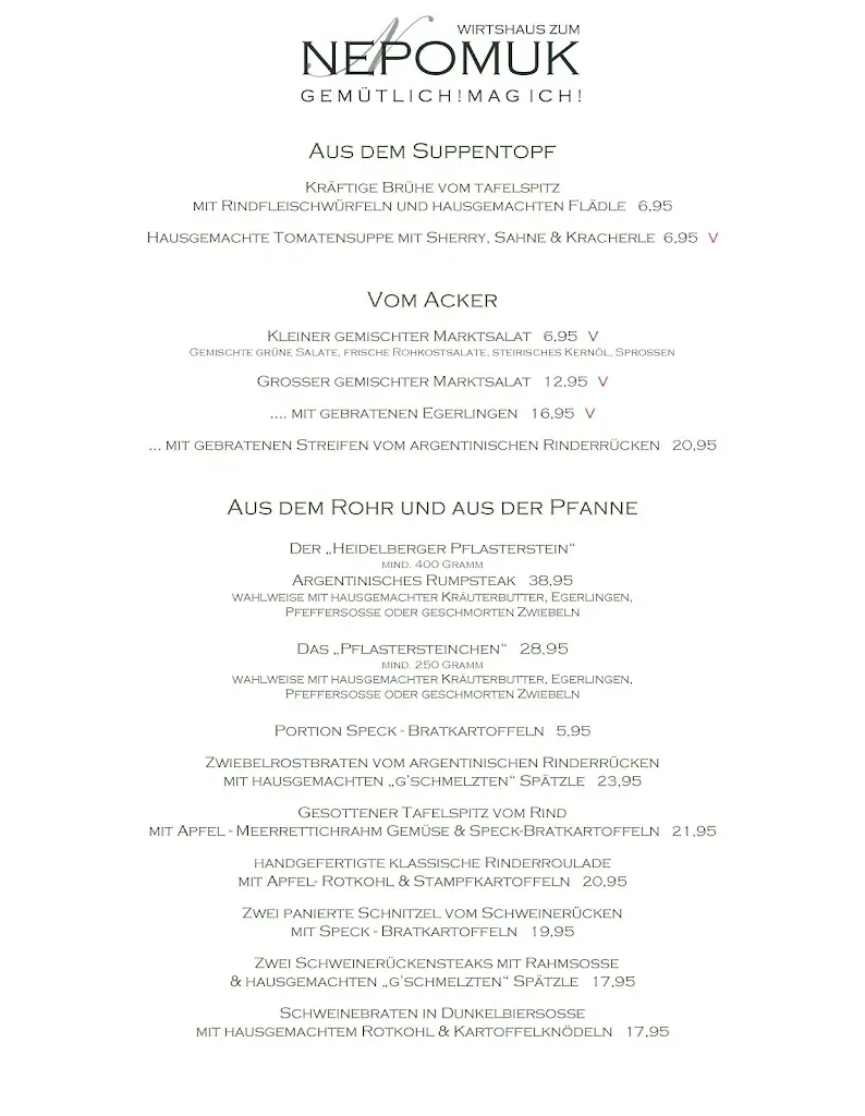 Menu_Wirtshaus zum Nepomuk_Nepomuk_immagine_2
