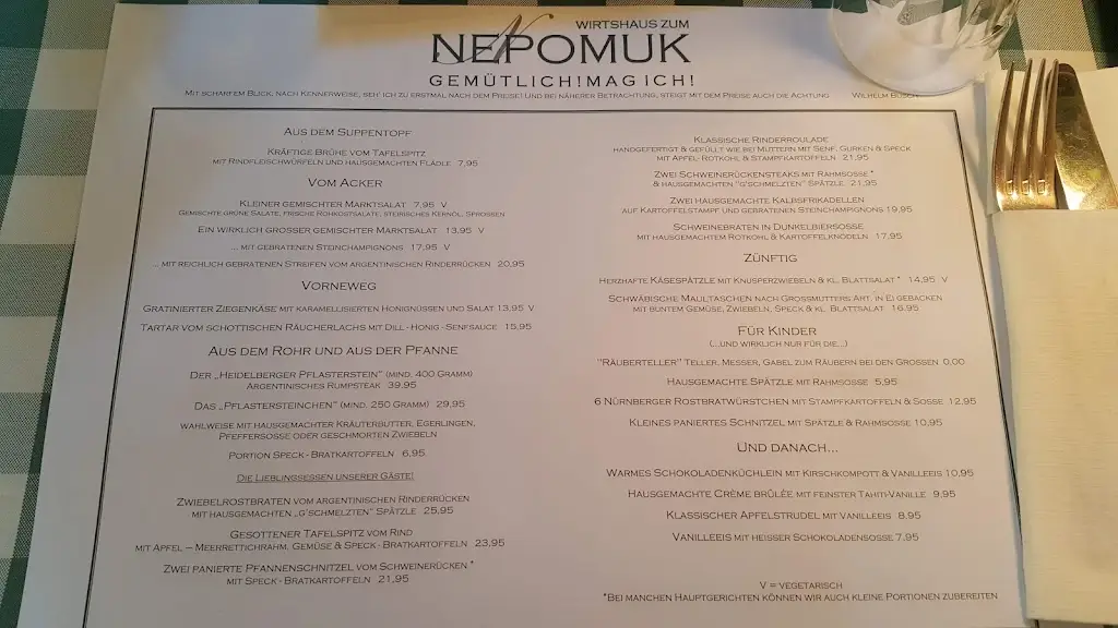 Menu_Wirtshaus zum Nepomuk_Nepomuk_immagine_4