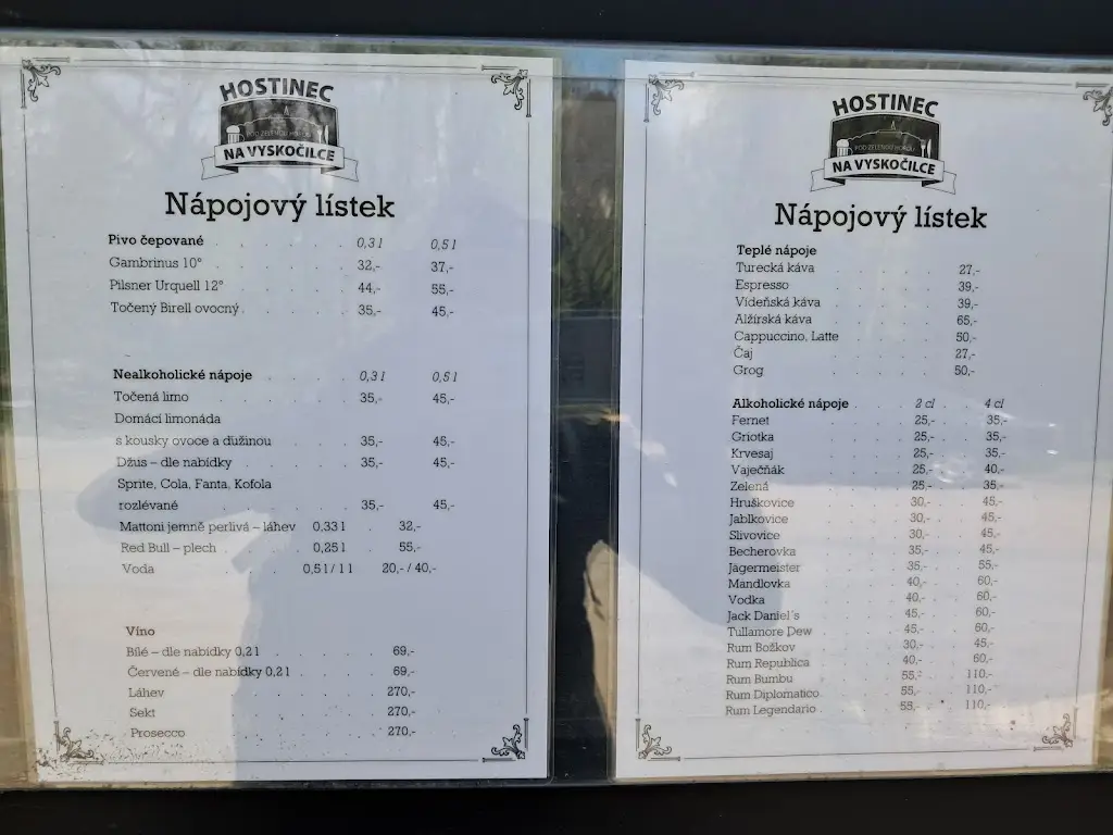 Menu_Hostinec Na Vyskočilce_Nepomuk_image_4