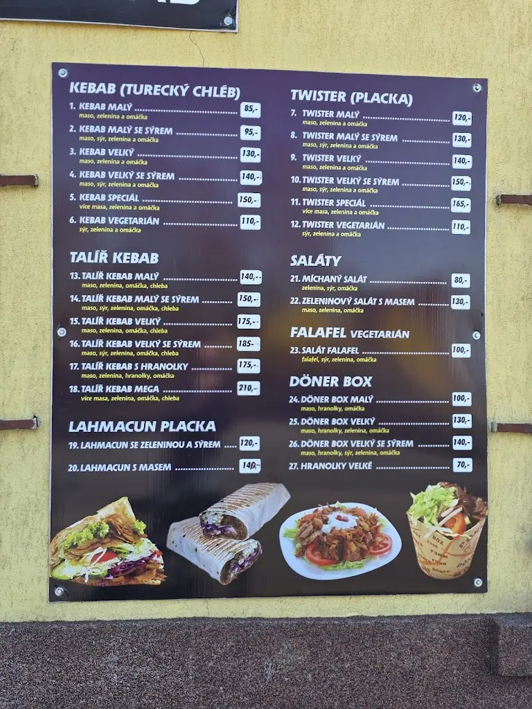 Menu_Kebab Nýřany_Nýřany_immagine_2