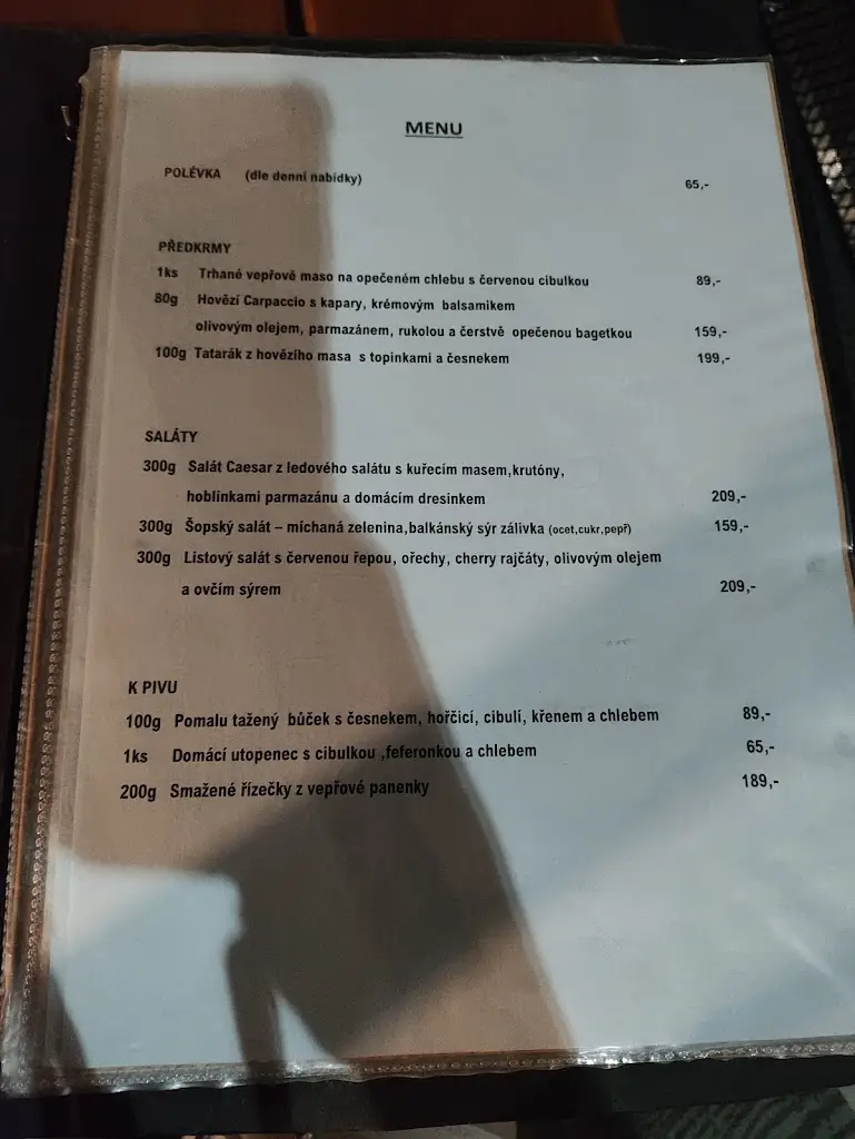 Menu_Restaurace Na Schůdkách_Nýřany_immagine_4