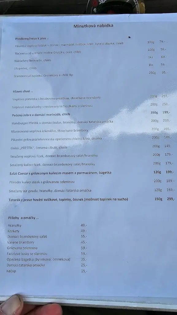 Menu_Restaurace Přeštická svině_Okres Plzeň-jih_image_4