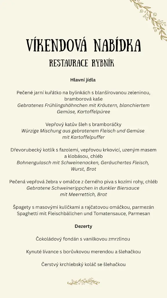 Menu_Restaurace Rybník_Poběžovice_image_1