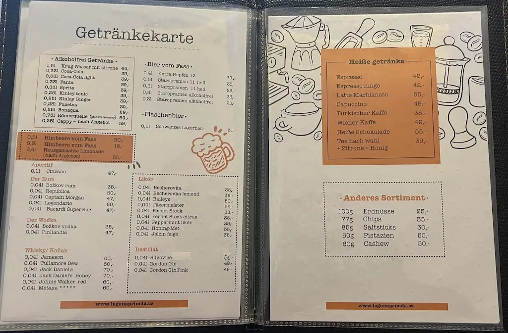 Menu_Restaurant & Hotel Laguna_Přimda_image_1