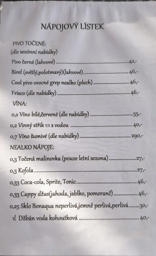 Menu_Restaurace UBROUSKU PROSTŘI SE!_Nová Bystřice_image_2