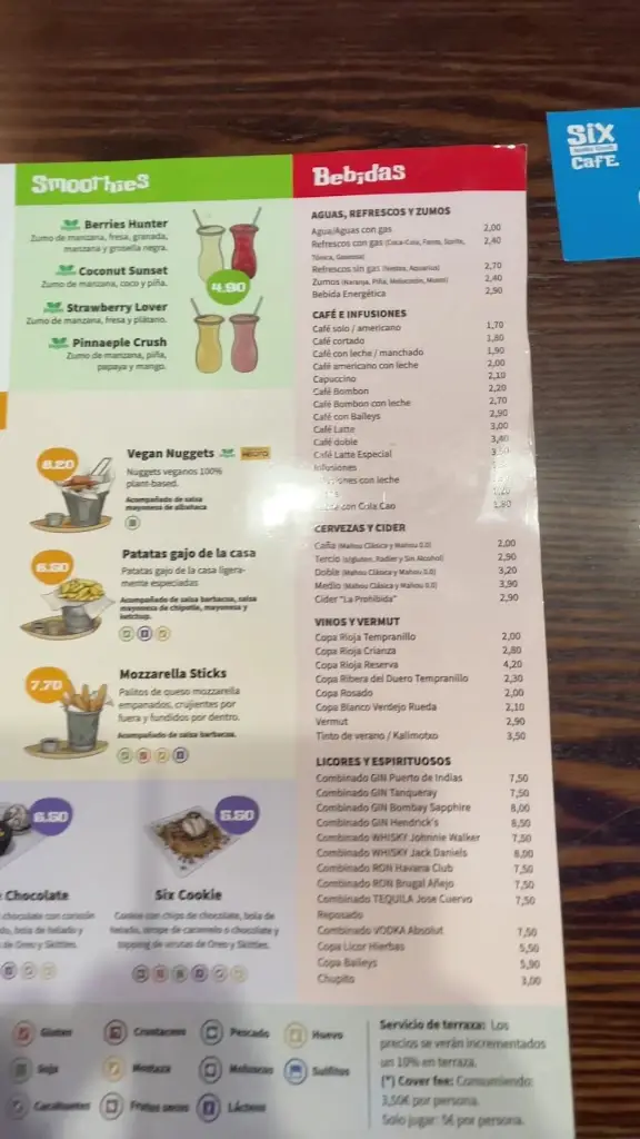 Menu_Six Board Game Cafe_Planá_image_2