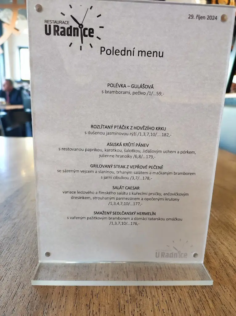 Menu_Restaurace U Radnice_Radnice_immagine_4