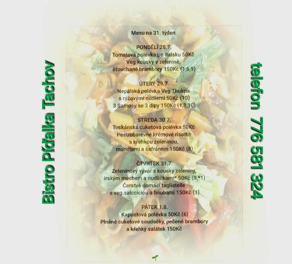 Menu_Bistro Píďalka_Okres Tachov_image_2
