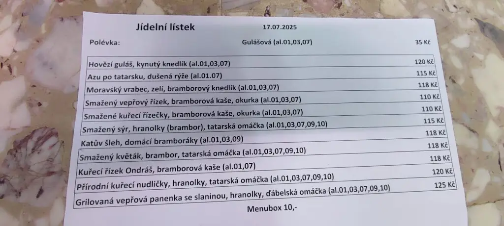 Menu_Bufet Tachov_Okres Tachov_image_1