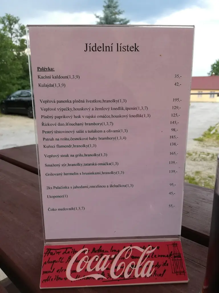 Menu_Penzionu a restaurace U Sandokana_Staňkov_image_2