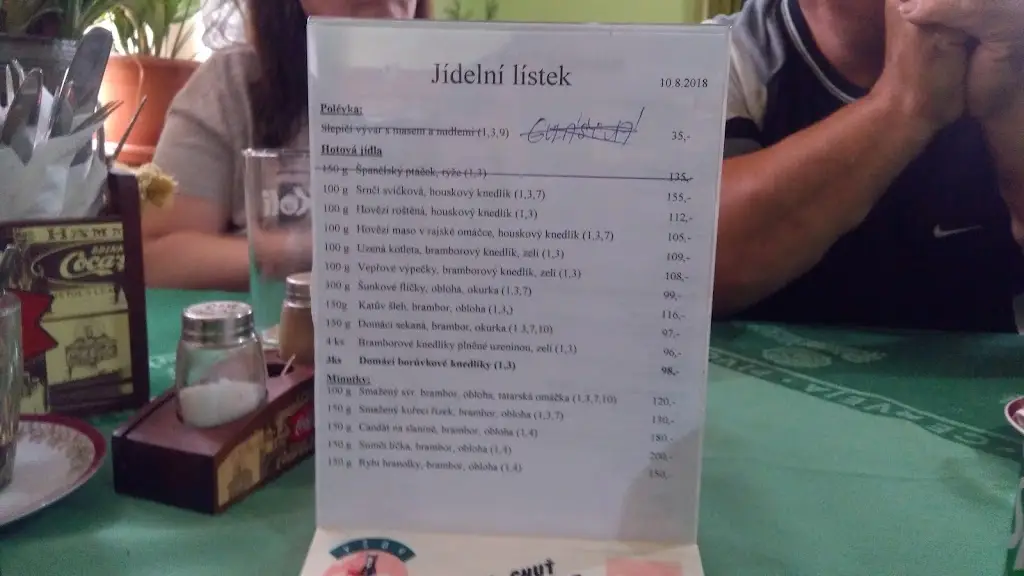 Menu_Penzionu a restaurace U Sandokana_Staňkov_image_3