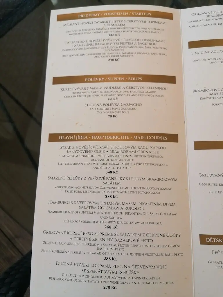 Menu_Excellent restaurace_Stříbro_image_2