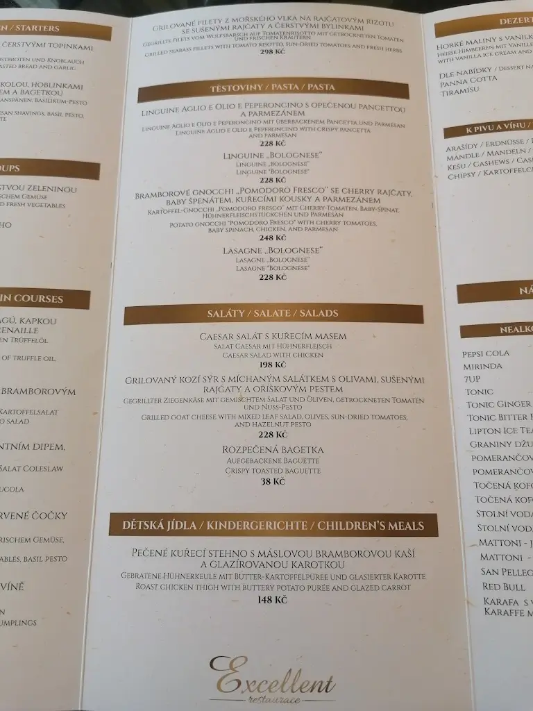 Menu_Excellent restaurace_Stříbro_image_3