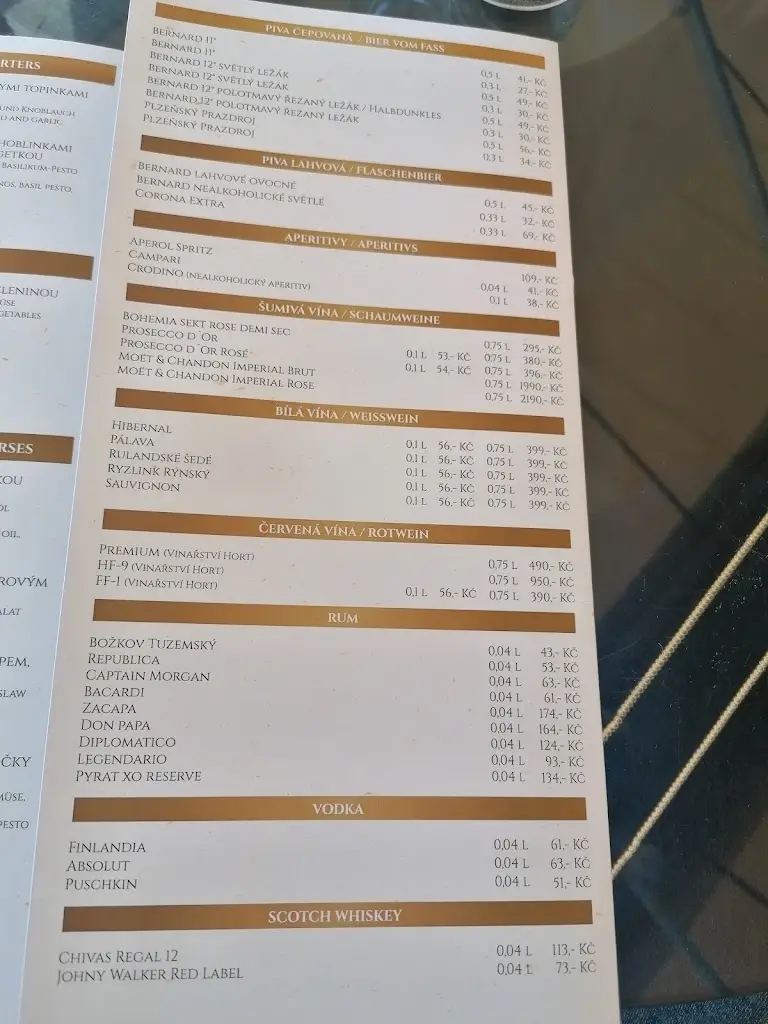 Menu_Excellent restaurace_Stříbro_image_4