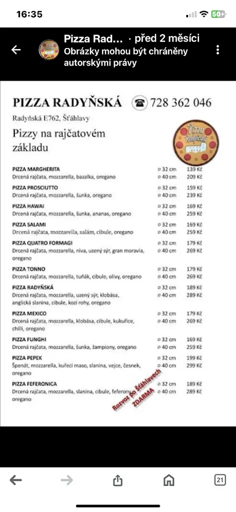 Menu_Pizza Radyňská_Šťáhlavy_image_1