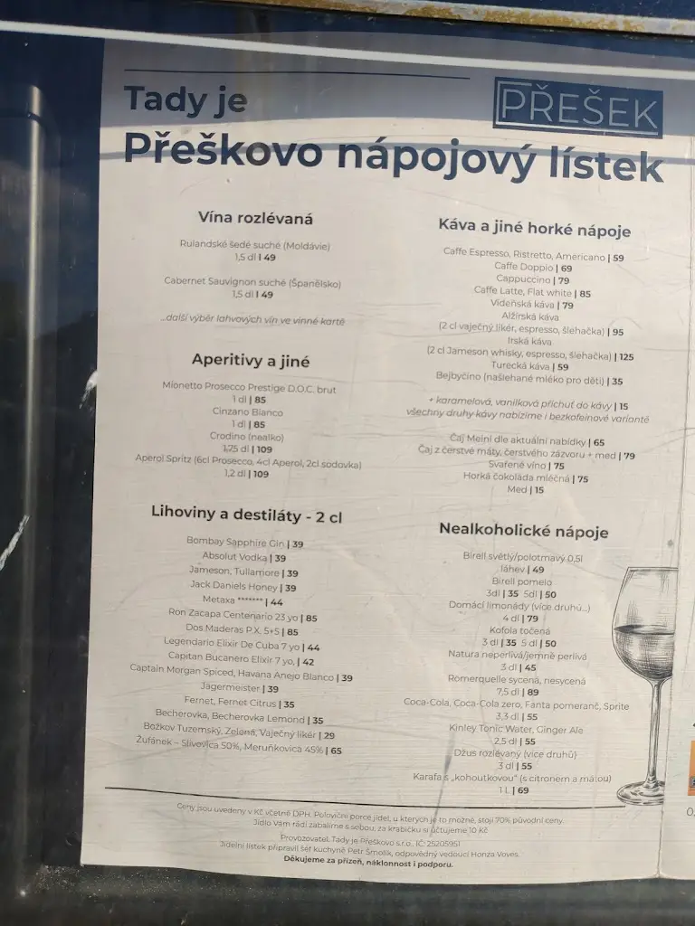 Menu_Restaurace a pivovar PŘEŠEK_Přeštice_image_4