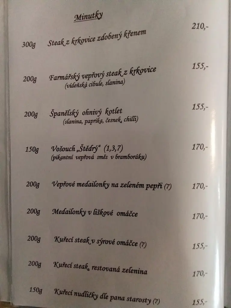 Menu_Jídelna Přeštice - U Koťat_Přeštice_image_2
