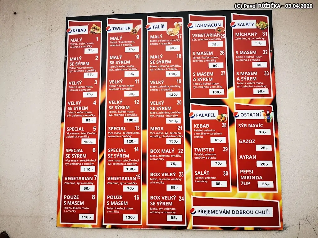 Menu_Kebab Přeštice_Přeštice_image_2