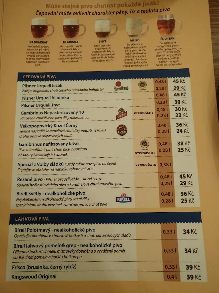 Menu_Staroplzenecká restaurace_Starý Plzenec_image_3