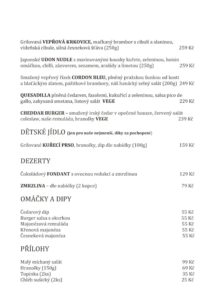 Menu_Pípa & Vývrtka restaurace_Sušice_image_1