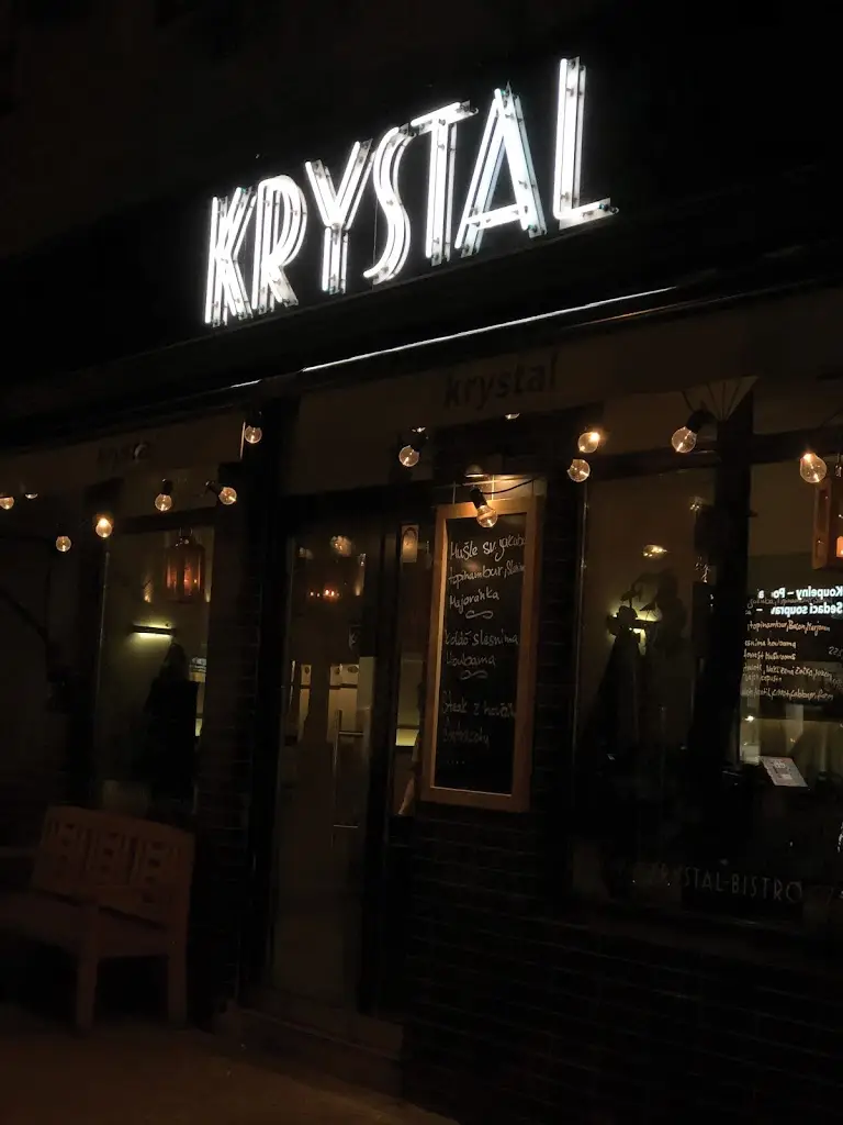 Krystal Bistro restaurant in Karlín