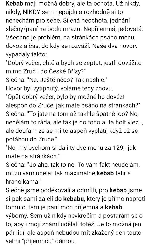 Kateřina Kliková_Kebab House Třemošná_Třemošná_review