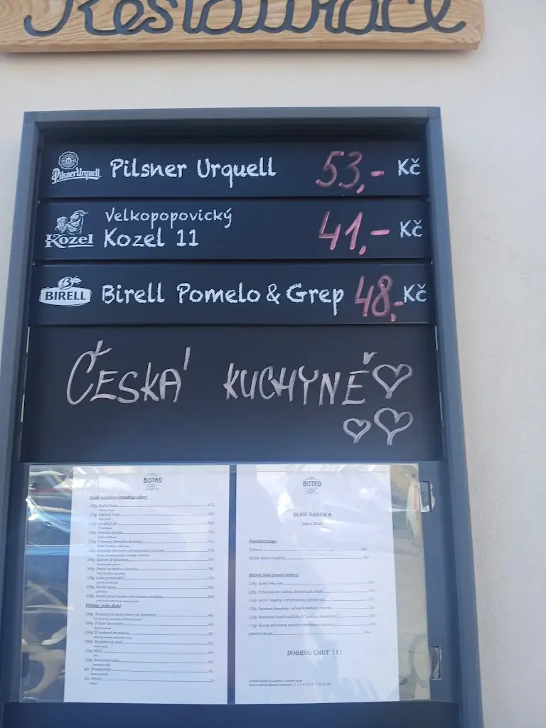 Menu_Restaurace-Bistro Mariya_Nové Hrady_image_1