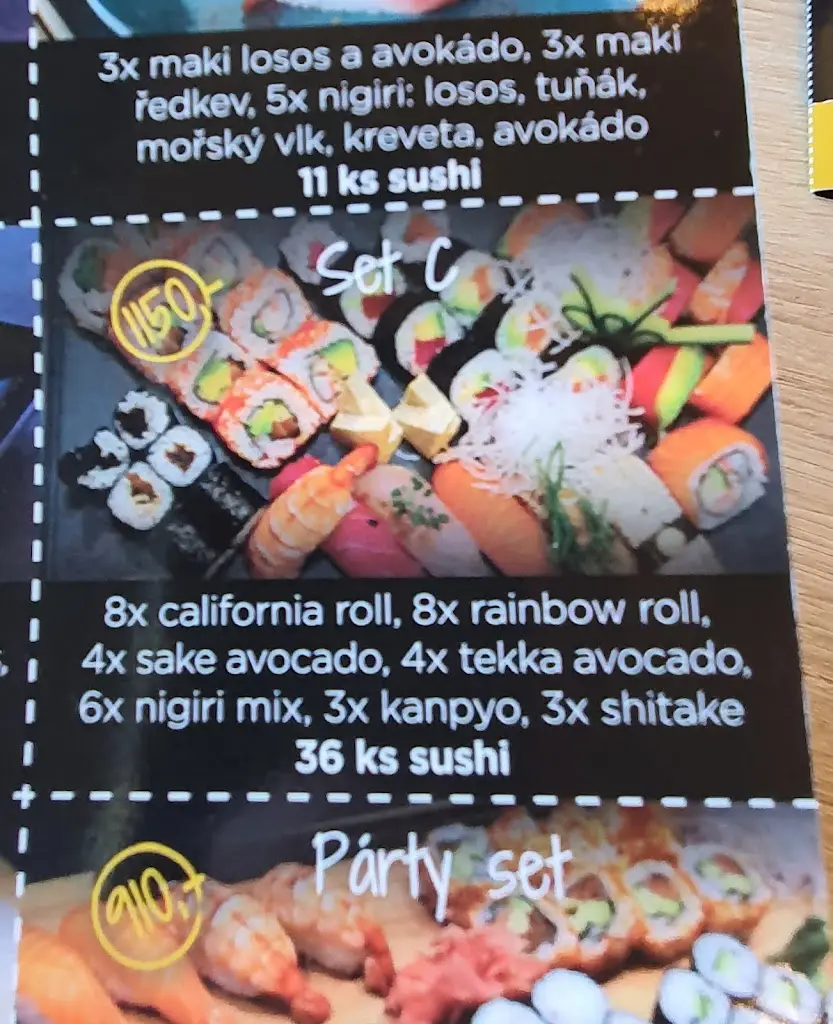 Menu_Sushi BISTRO & caffé Kbely_Kbely_image_1