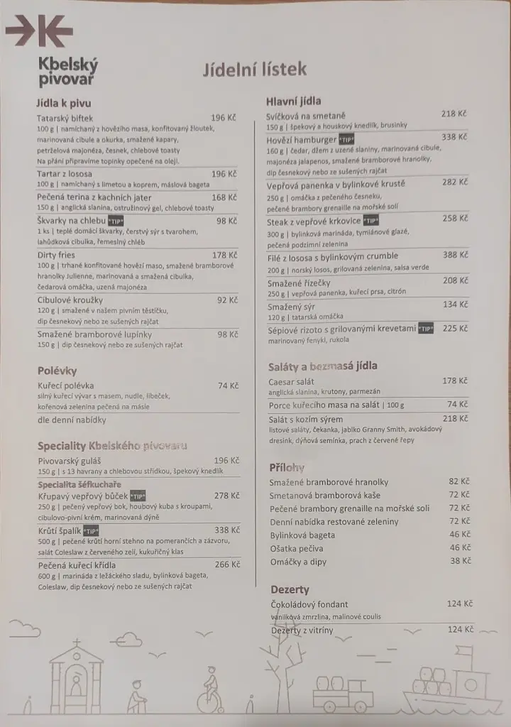 Menu_Kbelský pivovar - restaurace_Kbely_image_1